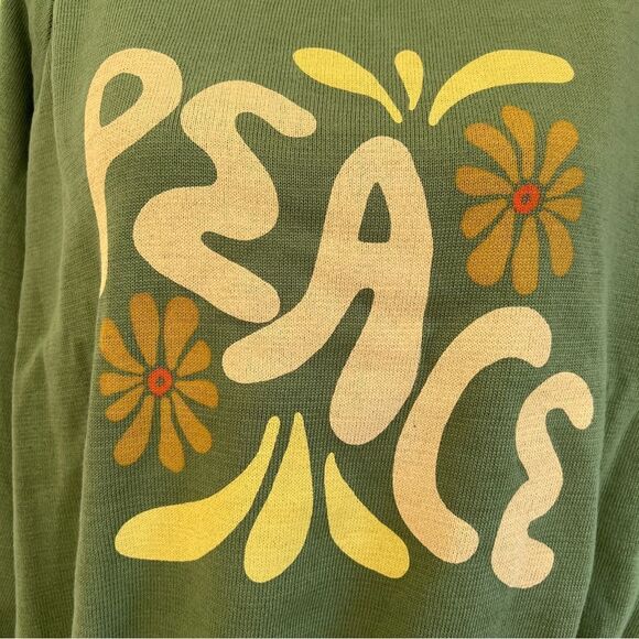 Christy Dawn Loungewear The Sonny X Sun Keep Sweater Olive Medium - Picture 4 of 6